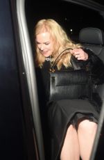 NICOLE KIDMAN Leaves Bafta in London 11/21/2018