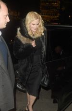 NICOLE KIDMAN Leaves Bafta in London 11/21/2018