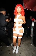 NIKITA DRAGUN at Travis Scott Halloween Bash in West Hollywood 10/31/2018