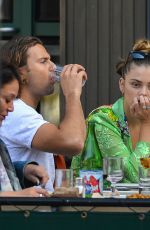 NINA AGDAL and Jack Brinkley-Cook at Bar Pitti in New York 11/01/2018