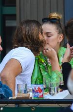 NINA AGDAL and Jack Brinkley-Cook at Bar Pitti in New York 11/01/2018