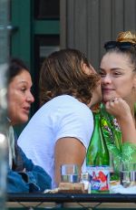 NINA AGDAL and Jack Brinkley-Cook at Bar Pitti in New York 11/01/2018