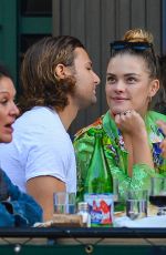 NINA AGDAL and Jack Brinkley-Cook at Bar Pitti in New York 11/01/2018