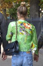 NINA AGDAL and Jack Brinkley-Cook Out in New York 11/01/2018