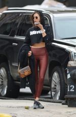 NINA DOBREV at Dogpound Gym in New York 11/03/2018