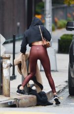 NINA DOBREV at Dogpound Gym in New York 11/03/2018