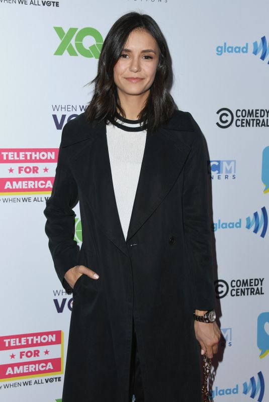 NINA DOBREV at Telethon for America at Youtube Space LA in Los Angeles 11/05/2018
