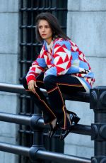 NINA DOBREV on the Set of a Photoshoot in New York 11/03/2018