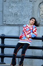 NINA DOBREV on the Set of a Photoshoot in New York 11/03/2018