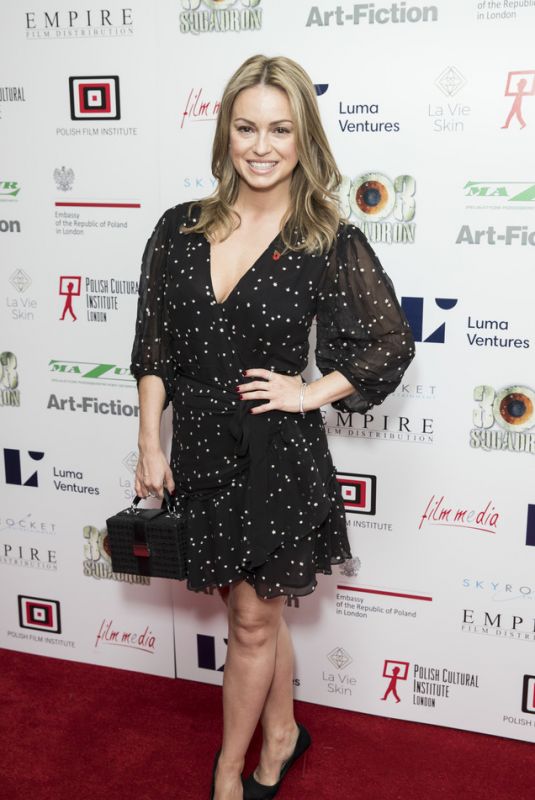 OLA JORDAN at 303 Squadron Premiere in London 11/08/2018