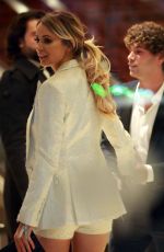 OLIVIA ATTWOOD Leaves Beauty Awards with OK! 2018 in London 11/26/2018