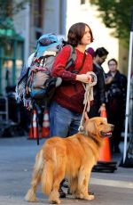 OLIVIA COOKE on the Set of Modern Love in New York 11/02/2018