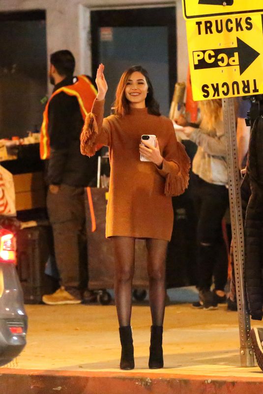 OLIVIA CULPO on the Set of Her Latest Project in Los Angeles 11/28/2018