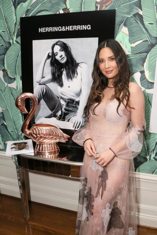 OLIVIA MUNN at Herring & Herring Issue 5 Launch Party in Los Angeles 11/15/2018