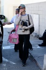 PARIS HILTON Out with Her Dog in Beverly Hills 11/02/2018