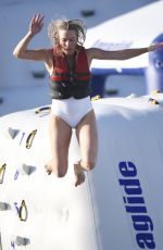 PHILLIPPA BENNETT in Swimsuit at Gold Coast Aqua Park 11/08/2018