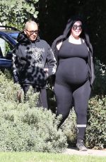 Pregnant KAT VON D and Rafael Reyes Out in Los Angeles 11/10/2018