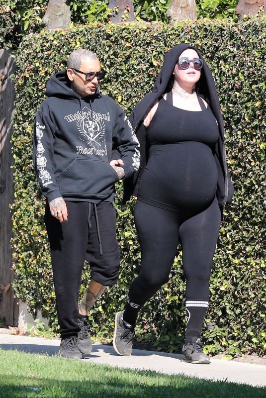 Pregnant KAT VON D and Rafael Reyes Out in Los Angeles 11/10/2018