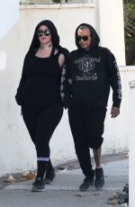 Pregnant KAT VON D and Rafael Reyes Out in Los Angeles 11/10/2018