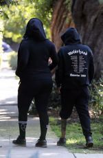 Pregnant KAT VON D and Rafael Reyes Out in Los Angeles 11/10/2018
