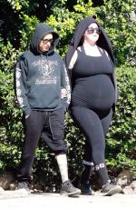 Pregnant KAT VON D and Rafael Reyes Out in Los Angeles 11/10/2018