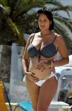 Pregnant MALIN ANDERSSON in Bikini on Holiday in Spain 11/09/2018