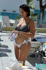 Pregnant MALIN ANDERSSON in Bikini on Holiday in Spain 11/09/2018