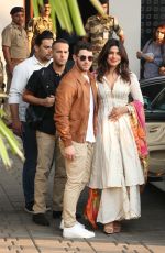 PRIYANKA CHOPRA and Nick Jonas at Airport in Mumbai 11/28/2018