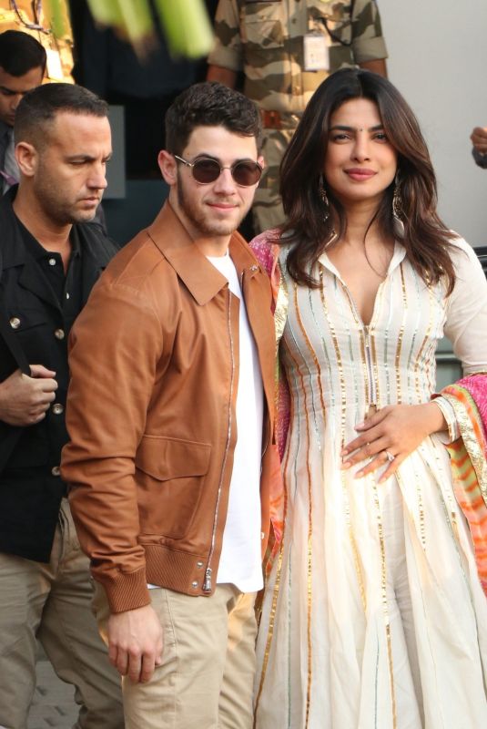 PRIYANKA CHOPRA and Nick Jonas at Airport in Mumbai 11/28/2018