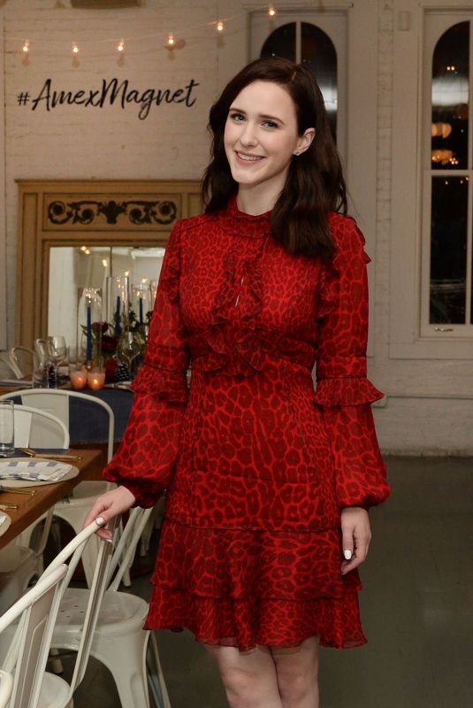 RACHEL BROSNAHAN at Kicks Off Holidays and Keeps it Simple with American Express Cash Magnet Card in New York 11/26/2018
