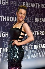 RACHEL MCADAMS at 2019 Breakthrough Prize in Mountain View 11/04/2018