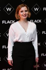 REBECCA BENSON at Flack UKTV Premiere in London 11/13/2018
