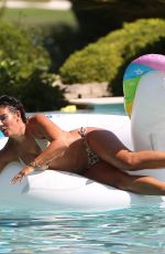 REBEKAH VARDY in Bikini at a Pool in Portugal 09/29/2018