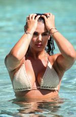 REBEKAH VARDY in Bikini at a Pool in Portugal 09/29/2018