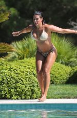 REBEKAH VARDY in Bikini at a Pool in Portugal 09/29/2018
