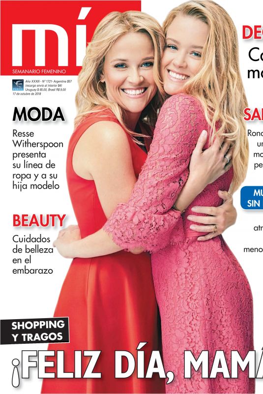 REESE WITHERSPOON and AVA PHILIPPE in Mia Magazine, Argentina October 2018