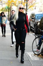 RITA ORA All in Black Out in New york 11/08/2018