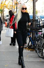 RITA ORA All in Black Out in New york 11/08/2018