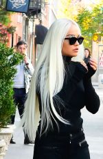 RITA ORA All in Black Out in New york 11/08/2018