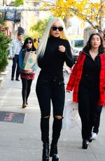 RITA ORA All in Black Out in New york 11/08/2018