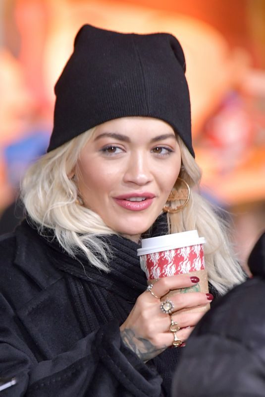 RITA ORA at 2018 Macy’s Thanksgiving Day Parade Rehearsals in New York 11/20/2018