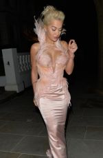 RITA ORA at Evening Standard Theatre Awards 2018 in London 11/18/2018