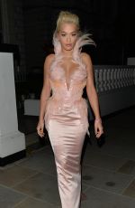 RITA ORA at Evening Standard Theatre Awards 2018 in London 11/18/2018