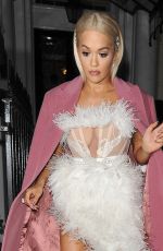 RITA ORA Leaves Her Home in London 11/07/2018