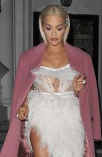 RITA ORA Leaves Her Home in London 11/07/2018