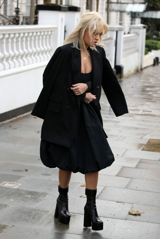 RITA ORA Leaves Her Home in London 11/19/2018