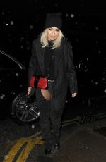 RITA ORA Leaves Recording Studio in London 11/16/2018