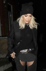 RITA ORA Leaves Recording Studio in London 11/16/2018
