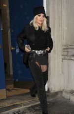 RITA ORA Leaves Recording Studio in London 11/16/2018
