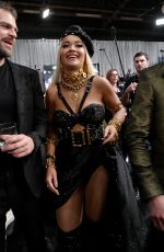 RITA ORA on the Backstage of Victoria’s Secret Fashion Show in New York 11/08/2018